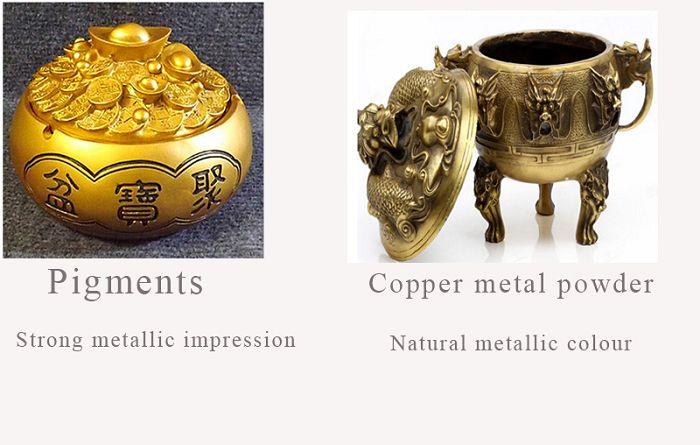 Copper Gold Powder Coating